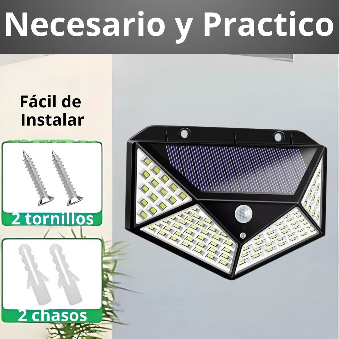 Reflector con Carga Solar y Sensor de Movimiento - Oferta 2x1
