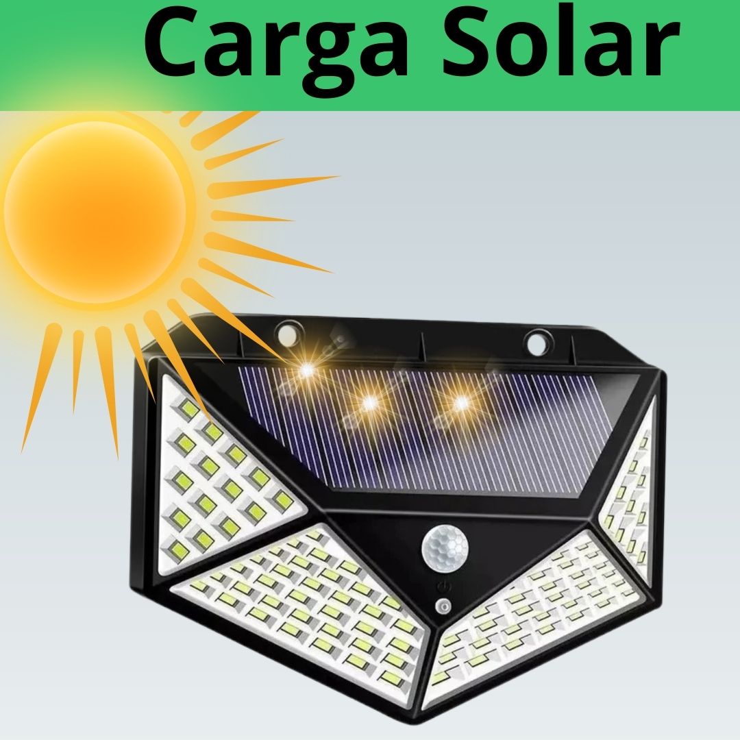 Reflector con Carga Solar y Sensor de Movimiento - Oferta 2x1